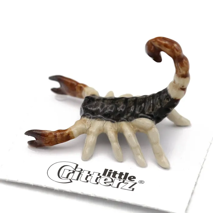 Earrings Little Critterz Sonora Scorpion Porcelain Miniature