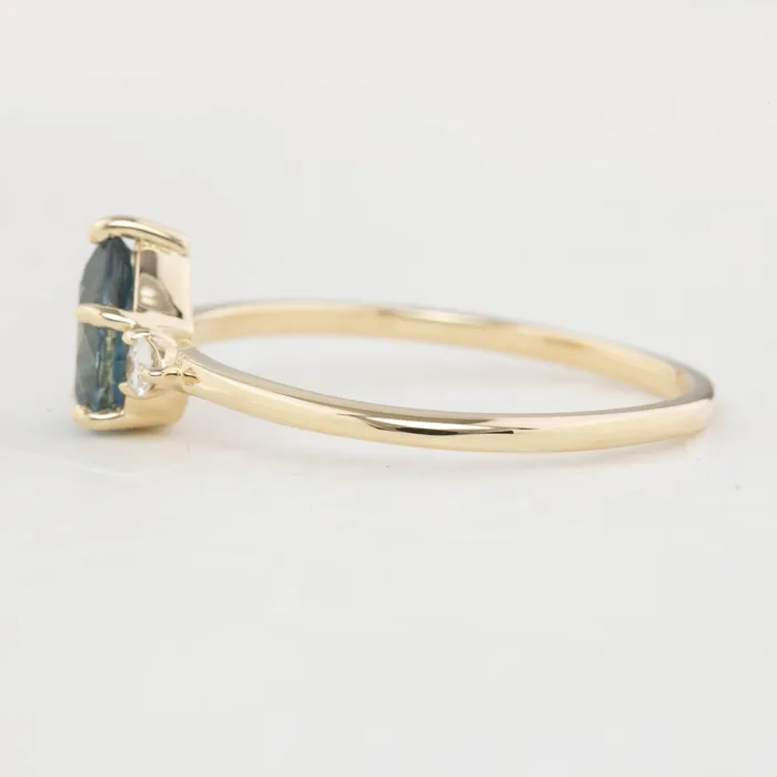Emilie Ring 062ct Pear Cut Light Blue Montana Sapphire One of a kind Envero Jewelry Rings Emilie Ring 062ct Pear Cut Light Blue Montana Sapphire One of a kind Envero Jewelry Rings