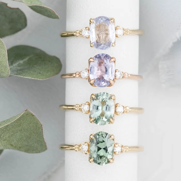 Estel Ring 108ct Light Blue Unheated Oval Sapphire 14K Yellow Gold One of a kind Envero Jewelry Rings Estel Ring 108ct Light Blue Unheated Oval Sapphire 14K Yellow Gold One of a kind Envero Jewelry Rings