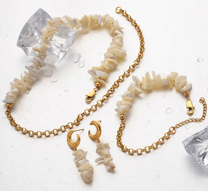 HoopLa Style Bracelets Pearls Earrings Necklace BraceletGenuine Pearl