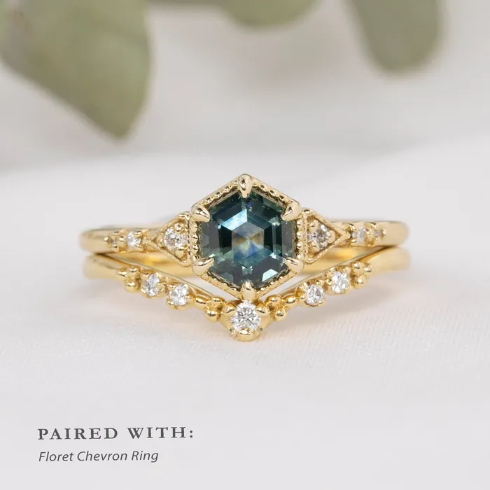 Rings Envero Jewelry Agatha Ring 062ct Teal Blue Green Montana Sapphire