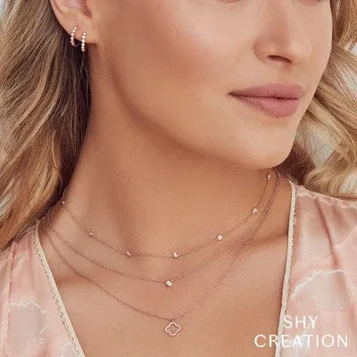 SHY CREATIONS Earrings 028CT 18 DIAMONDS BY THE YARD CHAIN