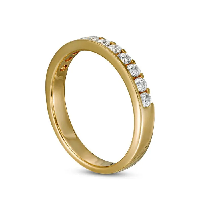 050 CT TW Natural Diamond Anniversary Band in Solid 14K Gold Goldia Rings 050 CT TW Natural Diamond Anniversary Band in Solid 14K Gold Goldia Rings