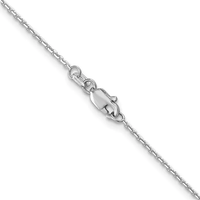 14k WG 12mm DC Cable Chain Necklace MDS Necklaces 14k WG 12mm DC Cable Chain Necklace MDS Necklaces