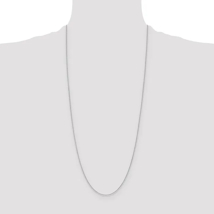 14k WG 12mm DC Cable Chain Necklace MDS Necklaces 14k WG 12mm DC Cable Chain Necklace MDS Necklaces