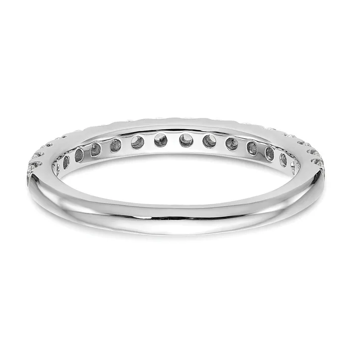 14k White Gold 12 Ct Lab Grown Diamond VSSI G Wedding Band Ring Goldia Rings