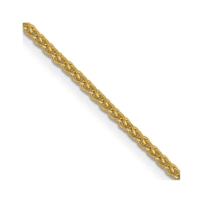 14K Yellow Gold 14 inch 105mm Diamondcut Spiga with Lobster Clasp Children Necklace Chain Necklace MDS Necklaces 14K Yellow Gold 14 inch 105mm Diamondcut Spiga with Lobster Clasp Children Necklace Chain Necklace MDS Necklaces