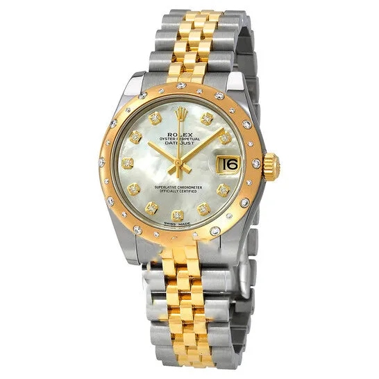 Bracelets JMS always Original Rolex Datejust Lady 31 Mother of Pearl Dial Stainless Steel and 18K Yellow Gold Jubilee Bracelet Automatic Watch 178343MDJ Bracelets JMS always Original Rolex Datejust Lady 31 Mother of Pearl Dial Stainless Steel and 18K Yellow Gold Jubilee Bracelet Automatic Watch 178343MDJ