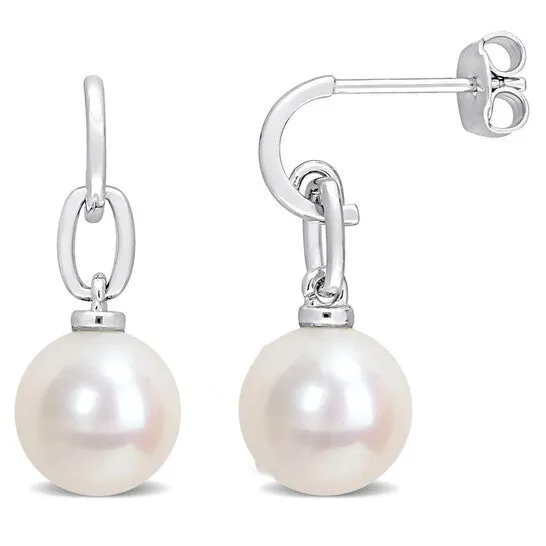 Earrings Original AMOUR 995mm Freshwater Cultured Pearl Drop Earrings In Sterling Silver JMS always