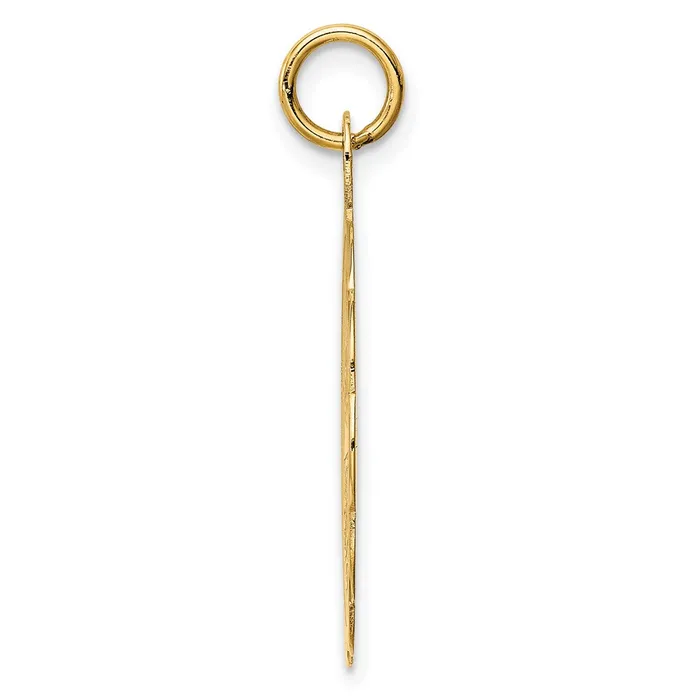 Goldia 14k Yellow Gold ON GRADUATION DAY with Diploma Charm Charm Necklaces