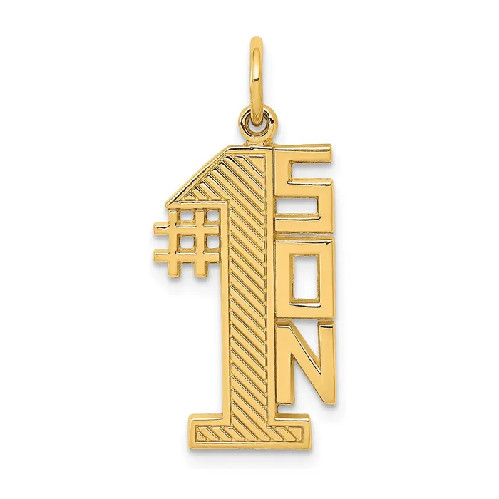Goldia Charm Necklaces 14k Yellow Gold 1 SON Charm