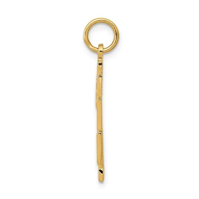 Goldia Charm Necklaces 14k Yellow Gold 1 SON Charm