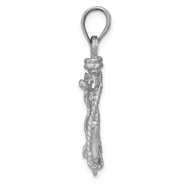 Goldia Necklaces 14k White Gold Mariners Cross Pendant