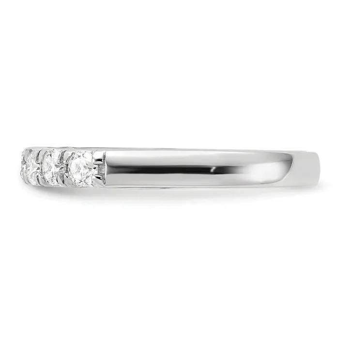 Goldia Rings 14k White Gold 12 Ct Lab Grown Diamond VSSI G Seven Stone Band Ring