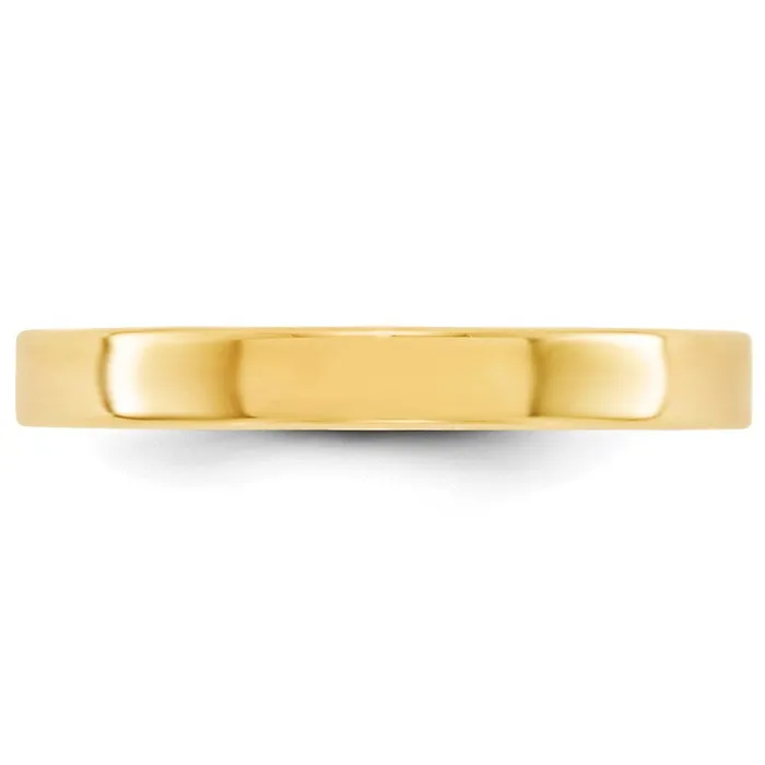 Goldia Rings Solid 14K Yellow Gold 3mm Light Weight Flat MensWomens Wedding Band Ring Size 10 Goldia Rings Solid 14K Yellow Gold 3mm Light Weight Flat MensWomens Wedding Band Ring Size 10