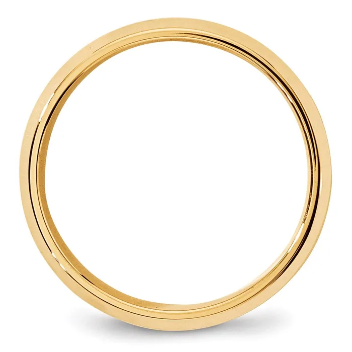 Goldia Rings Solid 18K Yellow Gold 7mm Bevel Edge Comfort Fit MensWomens Wedding Band Ring Size 75 Goldia Rings Solid 18K Yellow Gold 7mm Bevel Edge Comfort Fit MensWomens Wedding Band Ring Size 75
