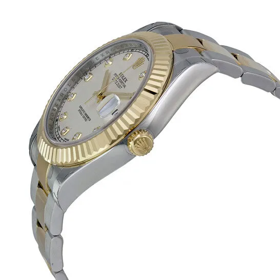 JMS always Bracelets Original Rolex Datejust II Automatic Ivory Dial Stainless steel and 18kt Yellow Gold Oyster Bracelet Mens Watch 116333IDO JMS always Bracelets Original Rolex Datejust II Automatic Ivory Dial Stainless steel and 18kt Yellow Gold Oyster Bracelet Mens Watch 116333IDO