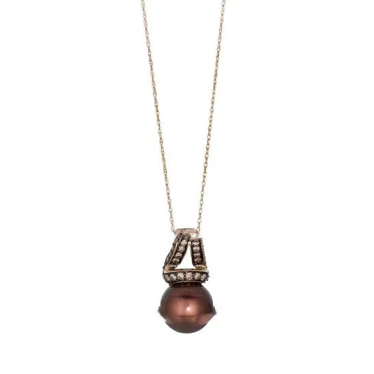 JMS always Necklaces Original Le Vian Ladies Wisdom Pearls Fashion Pendant in 14k Honey Gold