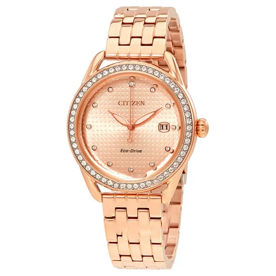 JMS always Original Citizen LTR Crystal Rose Dial Rose Goldtone Ladies Watch FE611357X Rings JMS always Original Citizen LTR Crystal Rose Dial Rose Goldtone Ladies Watch FE611357X Rings