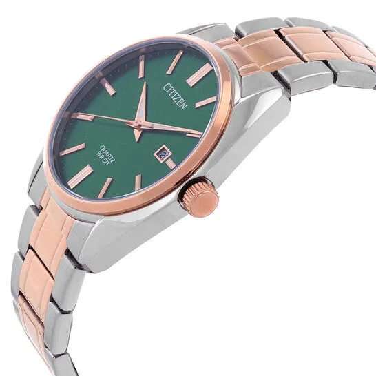 JMS always Rings Original Citizen Quartz Green Dial TwoTone Mens Watch BI510457Z JMS always Rings Original Citizen Quartz Green Dial TwoTone Mens Watch BI510457Z