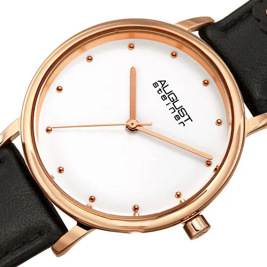 JMS always Watches Original August Steiner Quartz White Dial Ladies Watch AS8260BK JMS always Watches Original August Steiner Quartz White Dial Ladies Watch AS8260BK