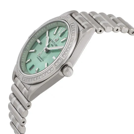 JMS always Watches Original Breitling Chronomat Automatic Diamond Green Dial Ladies Watch a10380591L1a1 JMS always Watches Original Breitling Chronomat Automatic Diamond Green Dial Ladies Watch a10380591L1a1