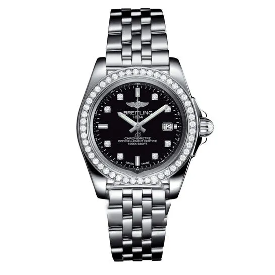 JMS always Watches Original Breitling Galactic Quartz Diamond Black Dial Ladies Watch A71330531B1A1 JMS always Watches Original Breitling Galactic Quartz Diamond Black Dial Ladies Watch A71330531B1A1