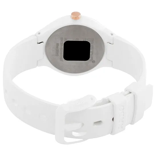 JMS always Watches Original Rado True Thinline White Diamond Dial Rubber Rubber Ladies Watch R27958709 JMS always Watches Original Rado True Thinline White Diamond Dial Rubber Rubber Ladies Watch R27958709