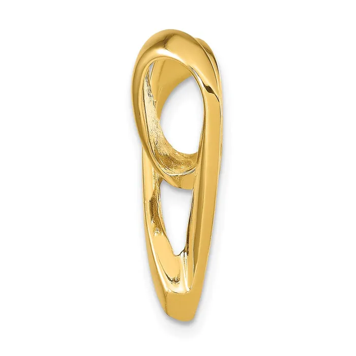 Necklaces Goldia 14k Yellow Gold Polished Heart Slide