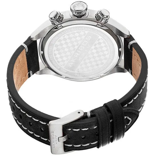Original Akribos XXIV Essential Chronograph Black Dial Stainless Steel Mens Watch AK706SSB JMS always Bracelets Original Akribos XXIV Essential Chronograph Black Dial Stainless Steel Mens Watch AK706SSB JMS always Bracelets
