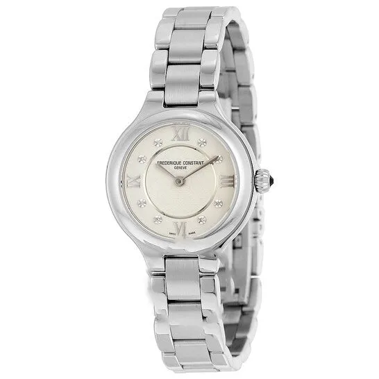 Original Frederique Constant Classics Delight Silver Diamond Stainless Steel Ladies Watch FC200WHD1ER36B JMS always Bracelets Original Frederique Constant Classics Delight Silver Diamond Stainless Steel Ladies Watch FC200WHD1ER36B JMS always Bracelets
