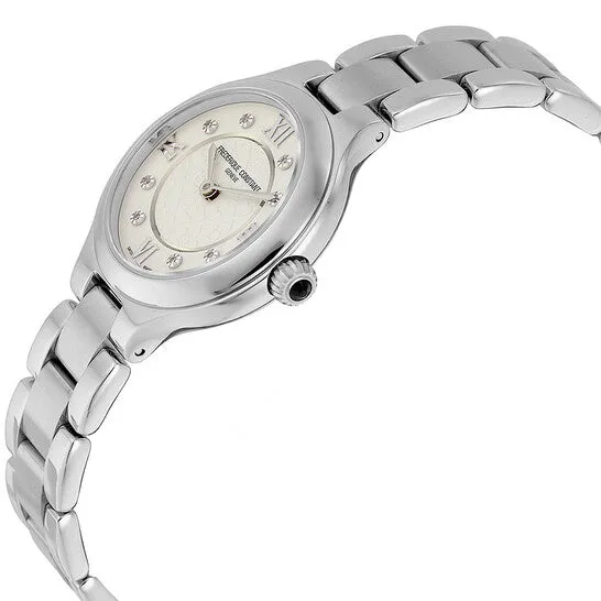 Original Frederique Constant Classics Delight Silver Diamond Stainless Steel Ladies Watch FC200WHD1ER36B JMS always Bracelets Original Frederique Constant Classics Delight Silver Diamond Stainless Steel Ladies Watch FC200WHD1ER36B JMS always Bracelets