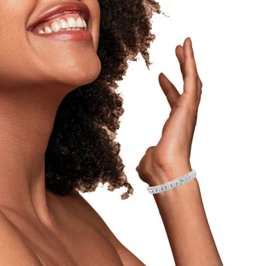 Original Haus of Brilliance 925 Sterling Silver 300 Cttw Diamond Chevron Link Bracelet I2I3 Clarity IJ Color Size 725 JMS always Bracelets Original Haus of Brilliance 925 Sterling Silver 300 Cttw Diamond Chevron Link Bracelet I2I3 Clarity IJ Color Size 725 JMS always Bracelets