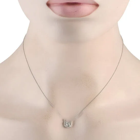 Original LB Exclusive 14K White Gold 025ct Diamond Necklace PN14731 JMS always Necklaces Original LB Exclusive 14K White Gold 025ct Diamond Necklace PN14731 JMS always Necklaces
