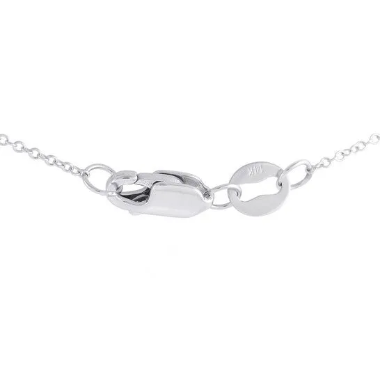 Original LB Exclusive 14K White Gold 025ct Diamond Necklace PN14731 JMS always Necklaces Original LB Exclusive 14K White Gold 025ct Diamond Necklace PN14731 JMS always Necklaces