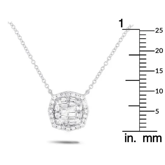 Original LB Exclusive 14K White Gold 025ct Diamond Necklace PN14731 JMS always Necklaces Original LB Exclusive 14K White Gold 025ct Diamond Necklace PN14731 JMS always Necklaces