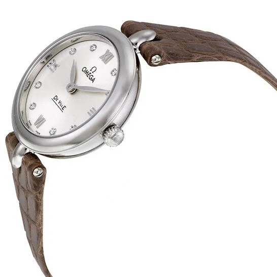 Original Preowned Omega De Ville Prestige Dewdrop Quartz Diamond Silver Dial Ladies Watch 42413276052001 JMS always Watches Original Preowned Omega De Ville Prestige Dewdrop Quartz Diamond Silver Dial Ladies Watch 42413276052001 JMS always Watches