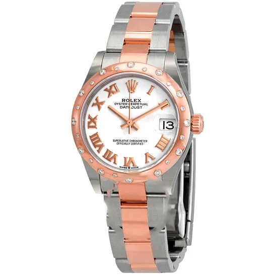 Original Rolex Datejust 31 White Dial Automatic Ladies Steel and 18kt Everose Gold Oyster Watch 278341WRO JMS always Watches Original Rolex Datejust 31 White Dial Automatic Ladies Steel and 18kt Everose Gold Oyster Watch 278341WRO JMS always Watches