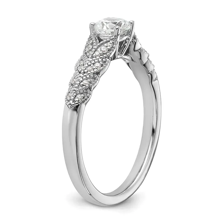 Rings Goldia 10K White Gold Lab Grown Diamond VSSI G Engagement Ring