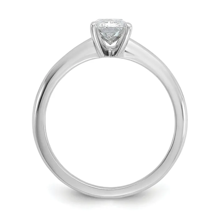 Rings Goldia 14k White Gold 1 Ct Certified Lab Grown Diamond VSSI G Radiant Solitare Engagement Ring