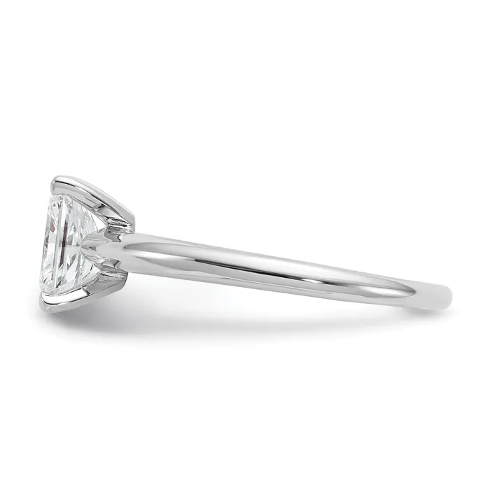 Rings Goldia 14k White Gold 1 Ct Certified Lab Grown Diamond VSSI G Radiant Solitare Engagement Ring