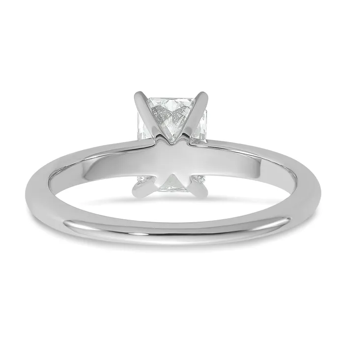 Rings Goldia 14k White Gold 1 Ct Certified Lab Grown Diamond VSSI G Radiant Solitare Engagement Ring