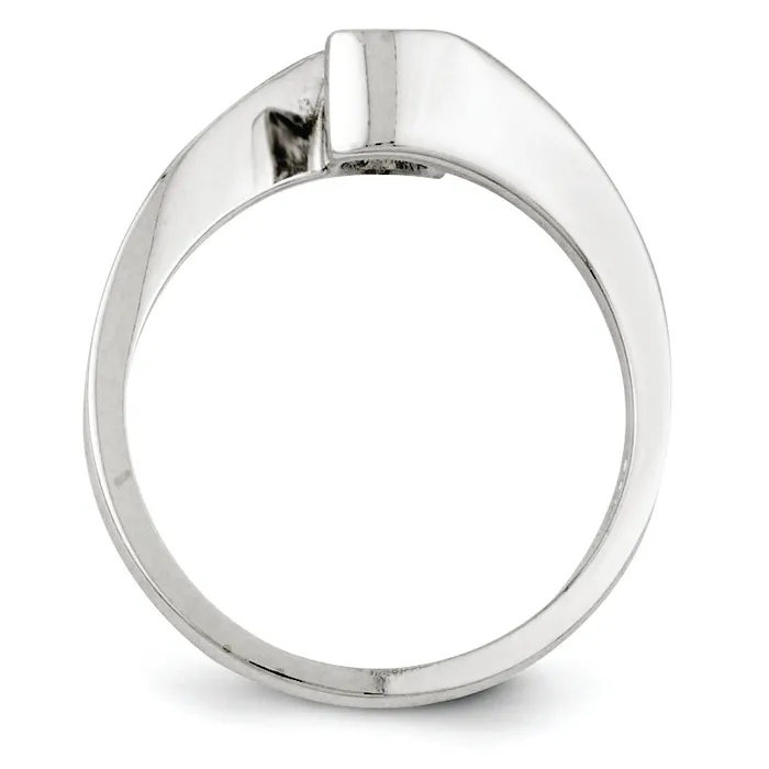 Rings Goldiacom 14k White Gold AAA Diamond solitaire ring