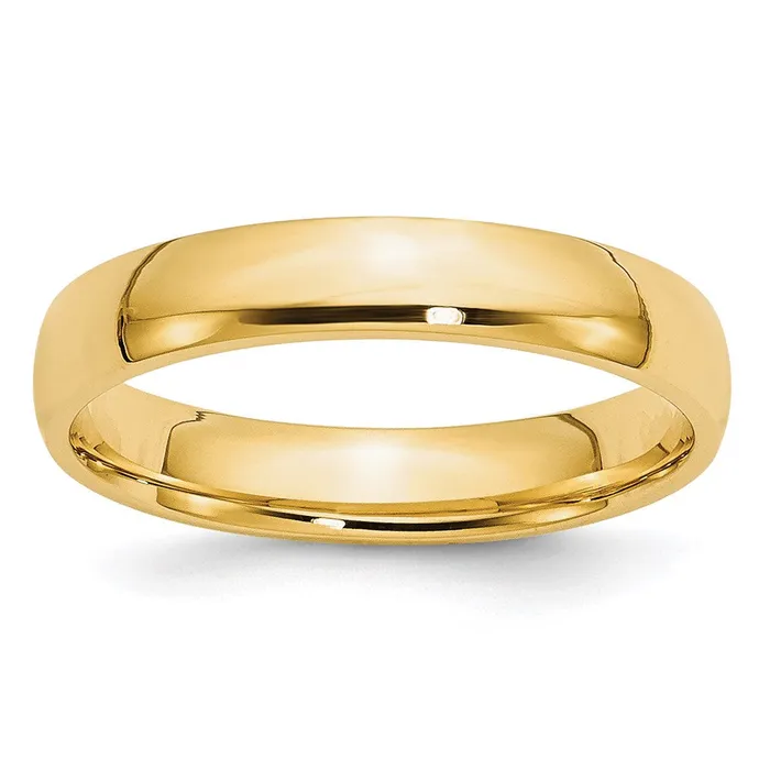 Rings Goldia Solid 14K Yellow Gold 4mm Light Weight Comfort Fit MensWomens Wedding Band Ring Size 125 Rings Goldia Solid 14K Yellow Gold 4mm Light Weight Comfort Fit MensWomens Wedding Band Ring Size 125