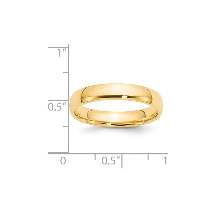 Rings Goldia Solid 14K Yellow Gold 4mm Light Weight Comfort Fit MensWomens Wedding Band Ring Size 125 Rings Goldia Solid 14K Yellow Gold 4mm Light Weight Comfort Fit MensWomens Wedding Band Ring Size 125