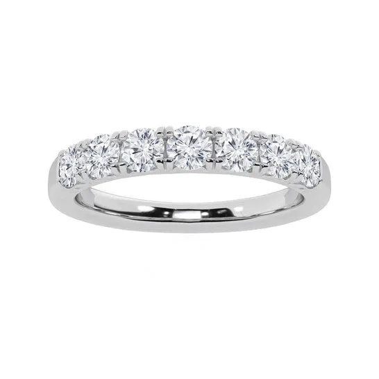 Rings JMS always Original Brilliant Diamond 14K White Gold 34 CTTW RoundCut LAB GROWN Diamond Seven Stone Anniversary Band GSI Rings JMS always Original Brilliant Diamond 14K White Gold 34 CTTW RoundCut LAB GROWN Diamond Seven Stone Anniversary Band GSI