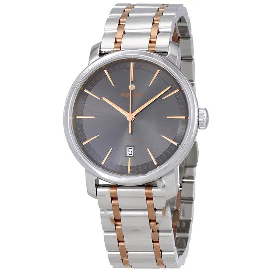 Rings JMS always Original Rado DiaMaster XL l Automatic Grey Dial Twotone Mens Watch R14077103 Rings JMS always Original Rado DiaMaster XL l Automatic Grey Dial Twotone Mens Watch R14077103