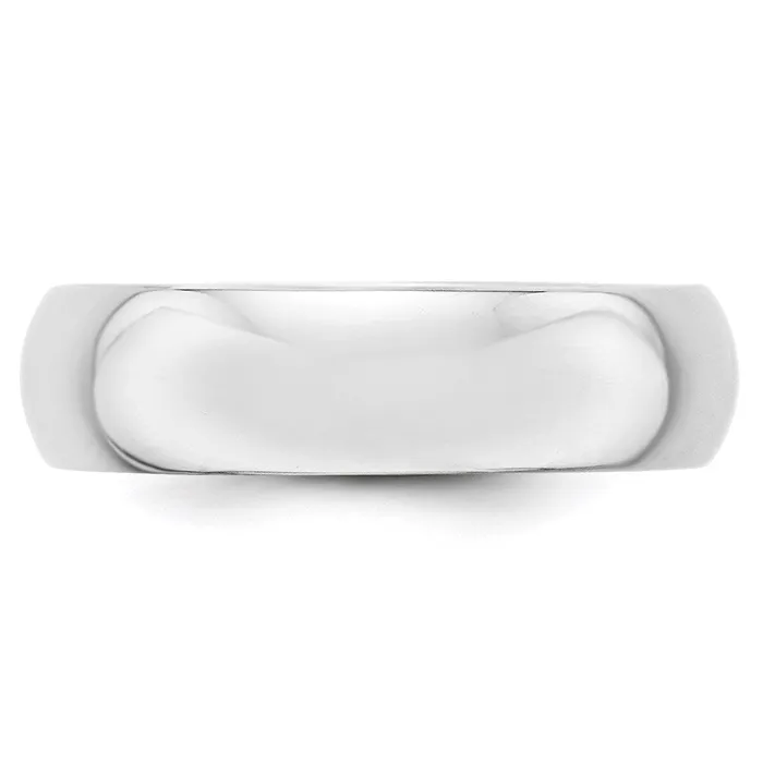 Solid 14K Yellow Gold White Gold 6mm HalfRound MensWomens Wedding Band Ring Size 55 Goldia Rings Solid 14K Yellow Gold White Gold 6mm HalfRound MensWomens Wedding Band Ring Size 55 Goldia Rings