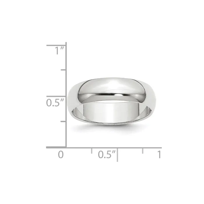 Solid 14K Yellow Gold White Gold 6mm HalfRound MensWomens Wedding Band Ring Size 55 Goldia Rings Solid 14K Yellow Gold White Gold 6mm HalfRound MensWomens Wedding Band Ring Size 55 Goldia Rings