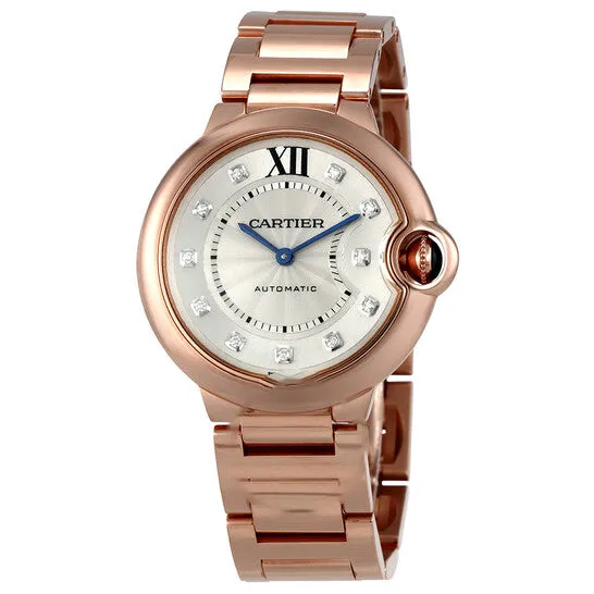 Watches JMS always Original Preowned Cartier Ballon Bleu de Cartier Diamond Silver Dial Unisex Watch WE902026 Watches JMS always Original Preowned Cartier Ballon Bleu de Cartier Diamond Silver Dial Unisex Watch WE902026